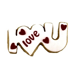 I Love You Kurabiyesi