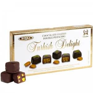 Çikolatalı Antep Fıstıklı Lokum Turkish Delight