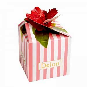 Flower Box Renkli Badem Şekeri Çiçek Çikolata