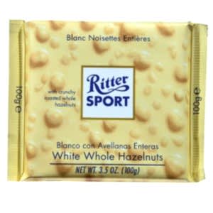 Ritter Sport Beyaz Bütün Fındıklı Tablet Çikolata