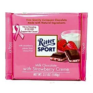 Ritter Sport Çilekli Yogurt Çikolata