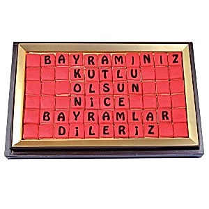 Bayramınız Kutlu Olsun Kurabiye Harfler