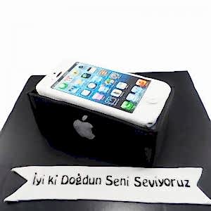 Iphone Tasarım Pasta - Hediye Apple Pasta